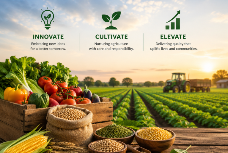 We grow fresh, organic produce using clean methods that protect nature, healthy food.